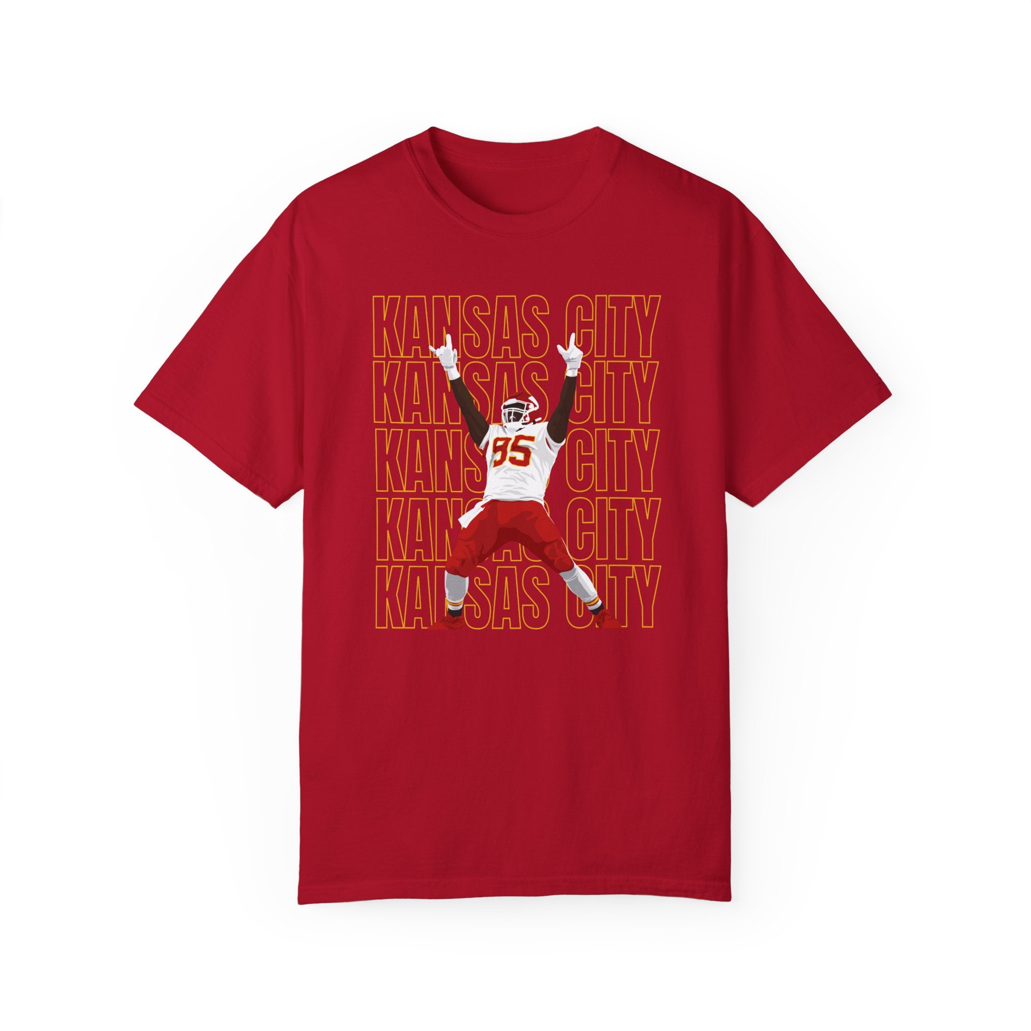 Kansas City Chris Jones Garment-Dyed T-Shirt